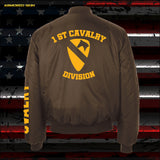 CHAQUETA BOMBER 1ST CAVALRY DIVISION