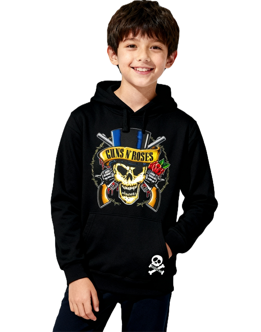 SUDADERA NIÑO GUNS AND ROSES