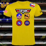 CAMISETA NIÑO TOP GUN PATCH