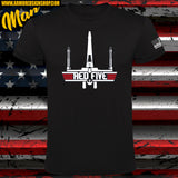 CAMISETA STAR WARS RED FIVE TOP GUN