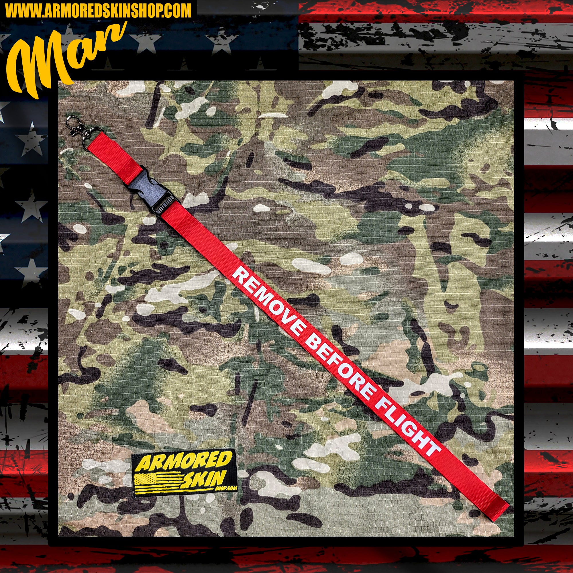 LANYARD REMOVE BEFORE FLIGHT