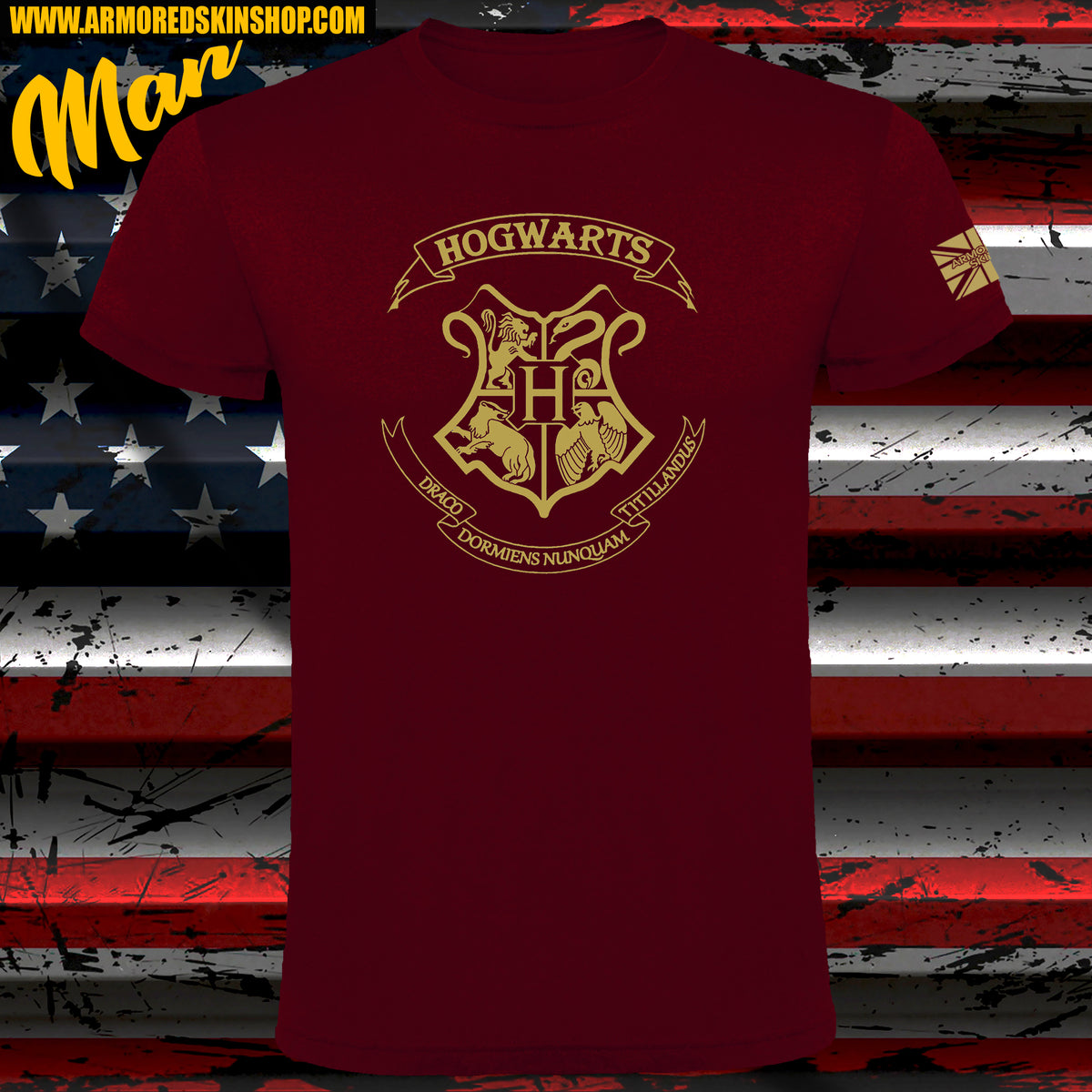 CAMISETA HARRY POTTER HOGWARTS