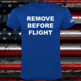 CAMISETA REMOVE BEFORE FLIGHT