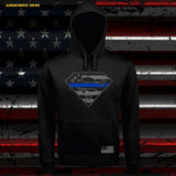 SUDADERA SUPERMAN THIN BLUE LINE