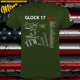 CAMISETA GLOCK 17 GEN 5 PARTS