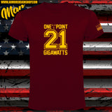 CAMISETA BACK TO TE FUTURE 1.21 GIGAWATTS