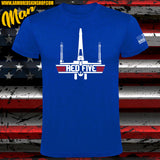 CAMISETA STAR WARS RED FIVE TOP GUN