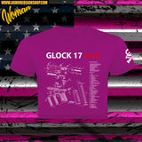 CAMISETA CROPPED GLOCK 17 GEN 5 PARTS