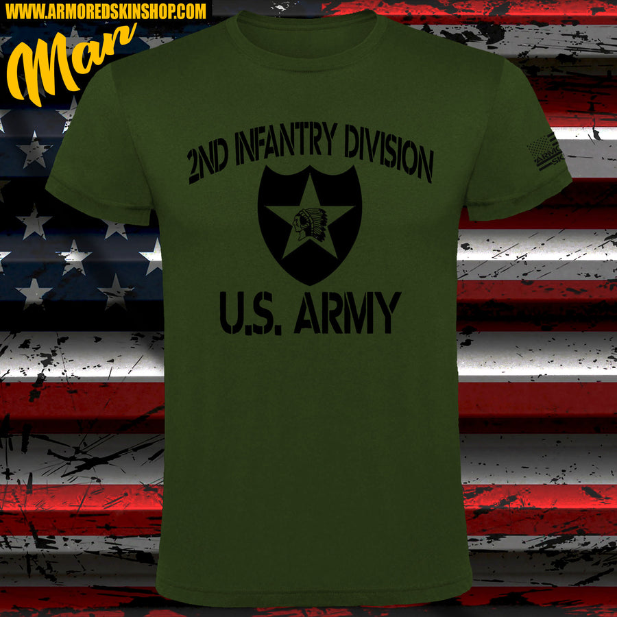 CAMISETA US ARMY 2ND FANTRY DIVISION
