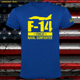 CAMISETA F-14 NAVAL GUNFIGHTER
