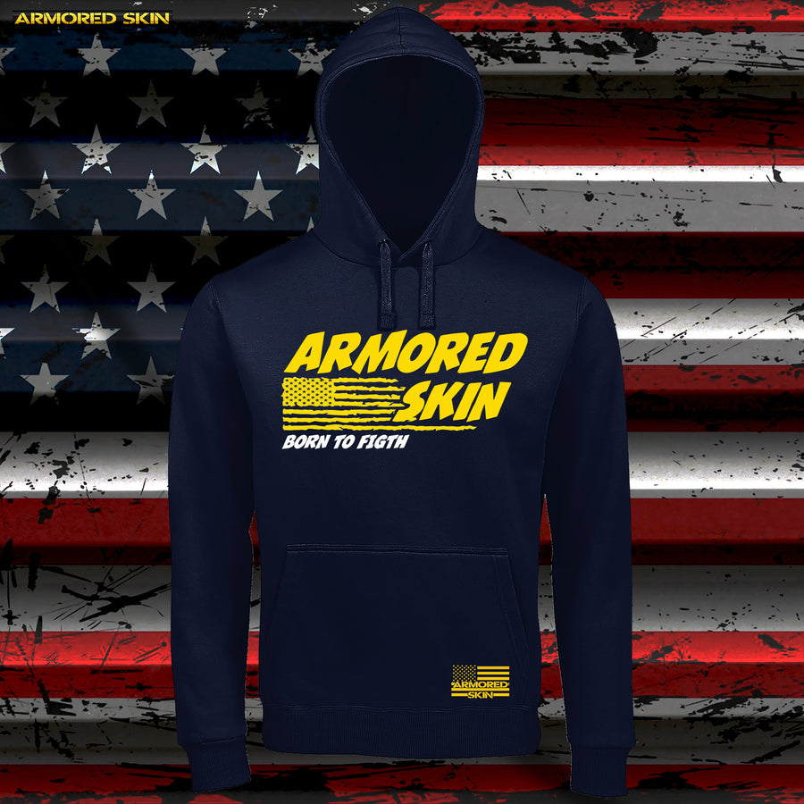 SUDADERA ARMORED SKIN BORN TO FIGHT