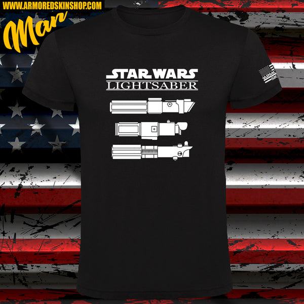 CAMISETA STAR WARS LIGHT SABER