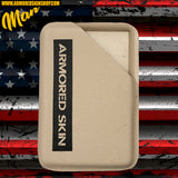 TARJETERO KYDEX ARMORED SKIN BEIGE
