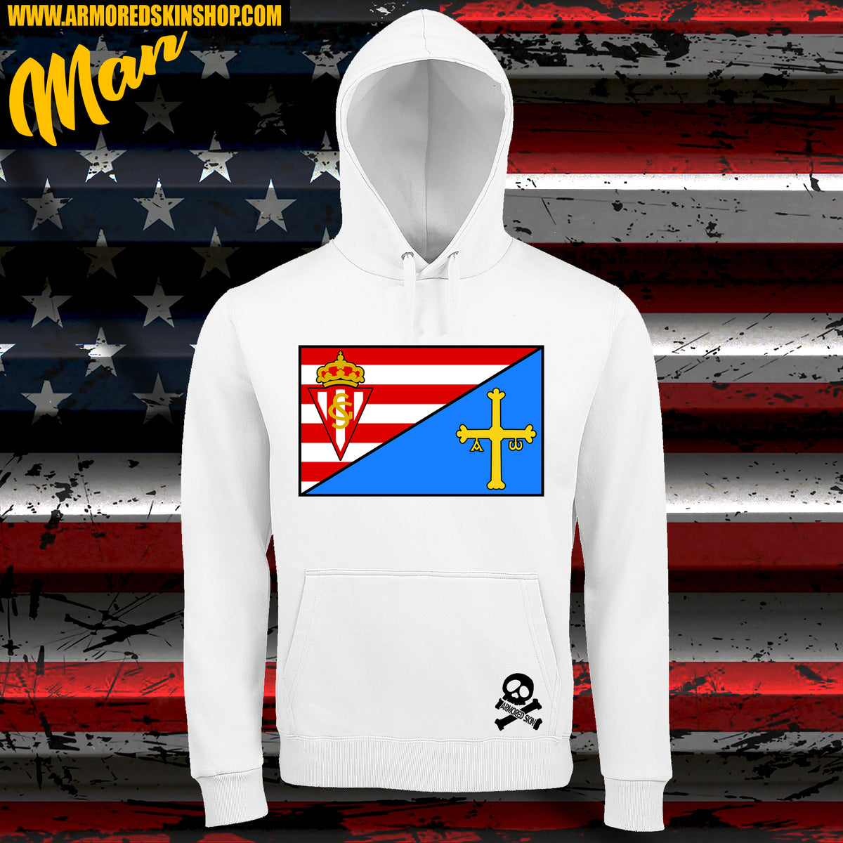 SUDADERA SPORTING DE GIJON ASTURIAS