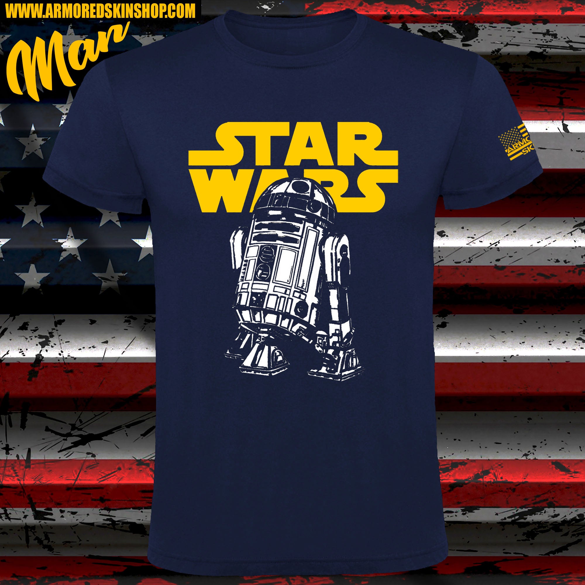 CAMISETA STAR WARS R2 D2