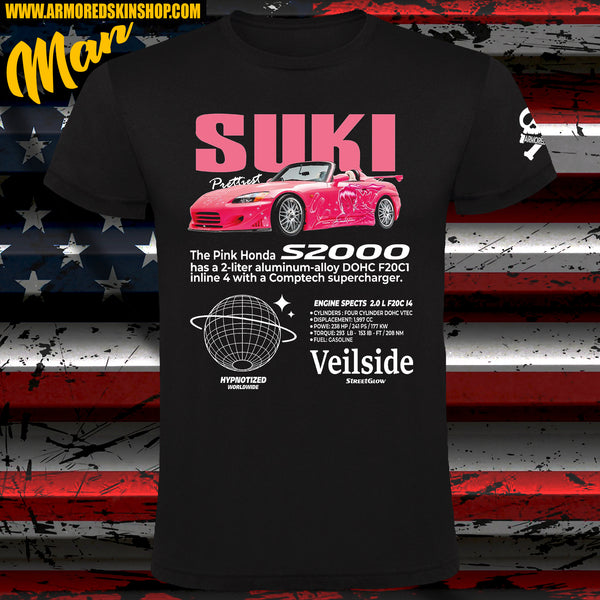 CAMISETA THE FAST AND THE FURIOUS SUKI HONDA S2000