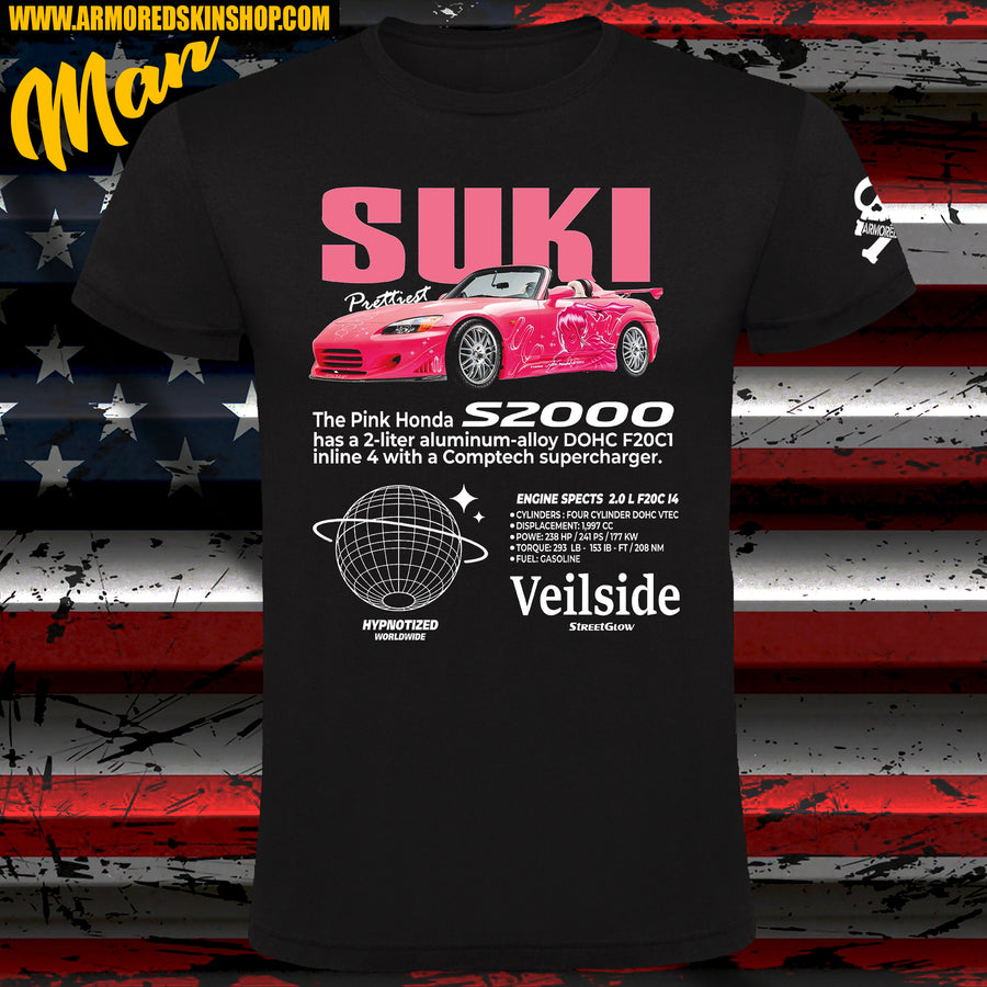 CAMISETA THE FAST AND THE FURIOUS SUKI HONDA S2000