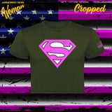 CAMISETA CROPPED SUPERMAN