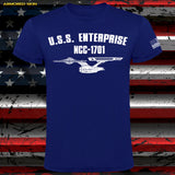 CAMISETA STAR TREK USS ENTERPRISE 1701