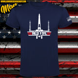 CAMISETA STAR WARS RED FIVE TOP GUN