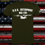 CAMISETA STAR TREK USS ENTERPRISE 1701
