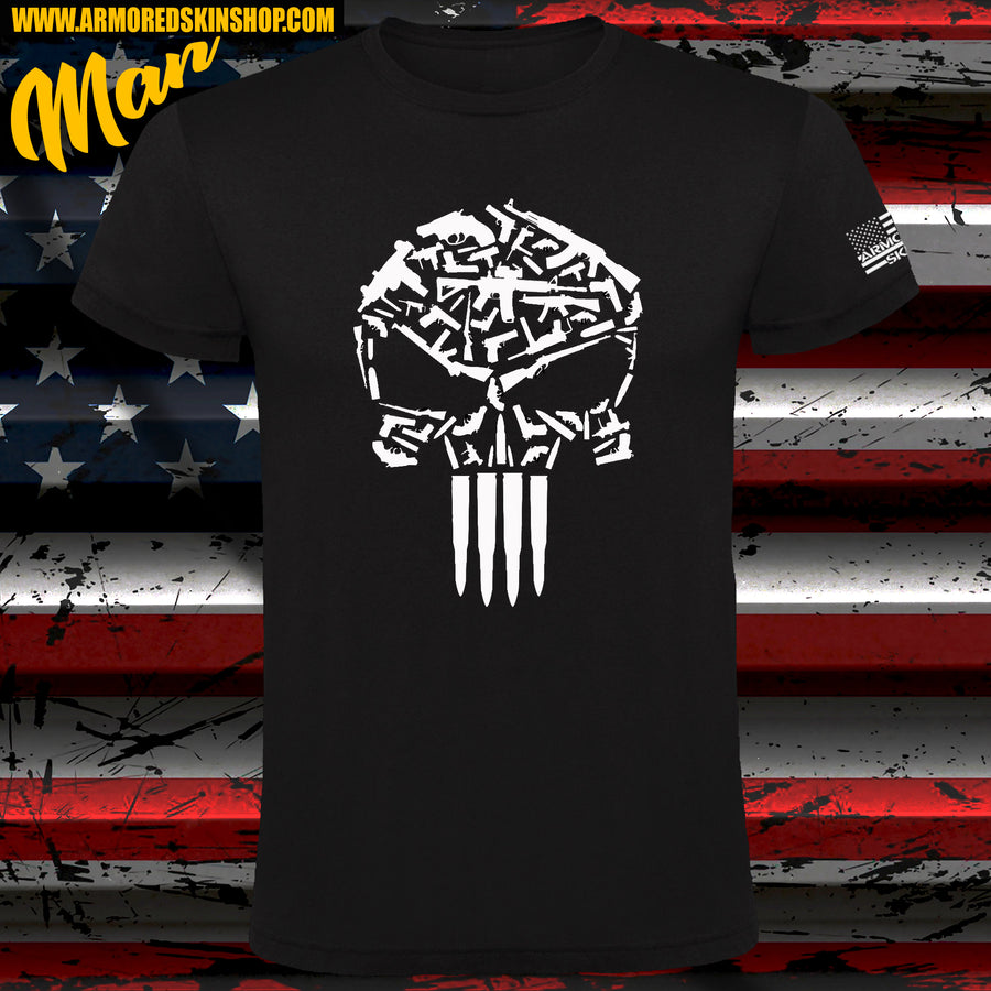 CAMISETA PUNISHER SKULL GUNS