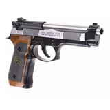 PISTOLA WE M92 S.T.A.R.S SPS FULL METAL NEGRO-PLATA