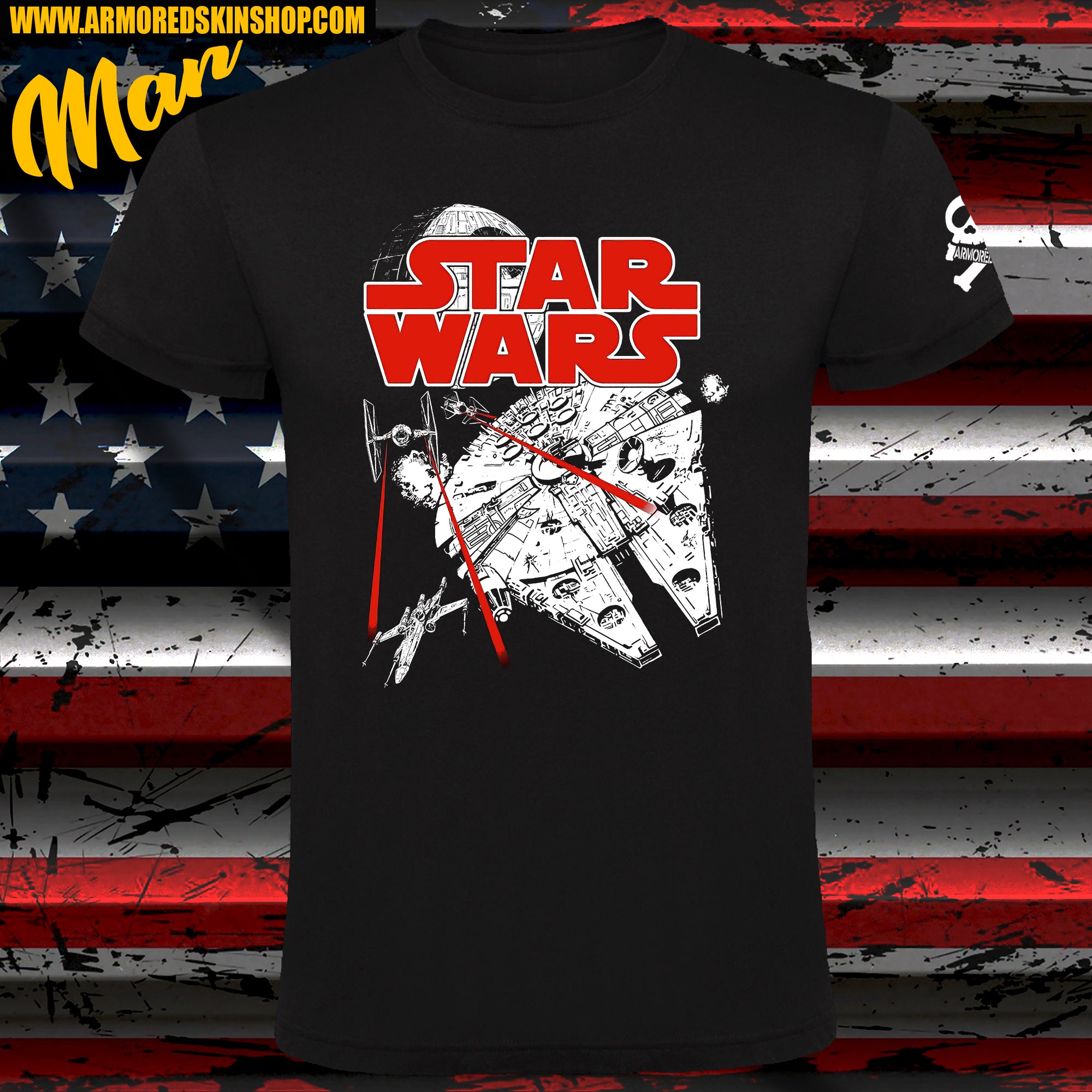 CAMISETA STAR WARS ESTRELLA DE LA MUERTE