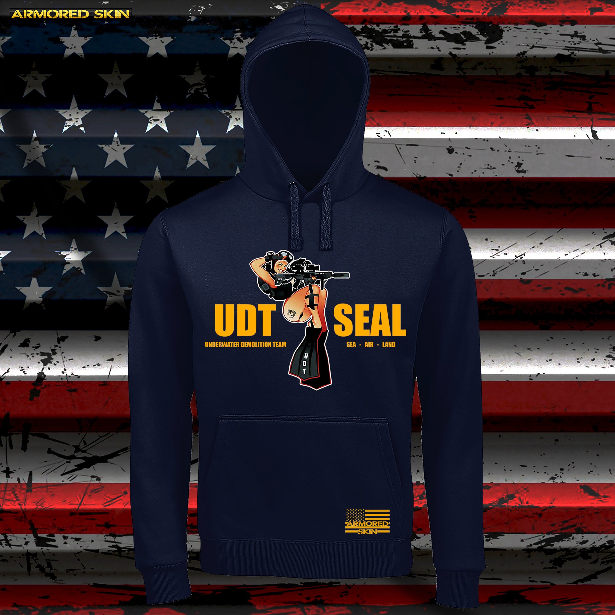 SUDADERA PIN UP UDT SEAL