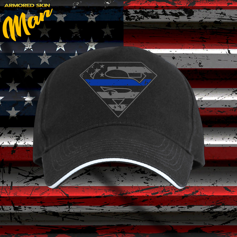 GORRA SUPERMAN THIN BLUE LINE