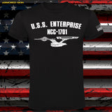 CAMISETA STAR TREK USS ENTERPRISE 1701