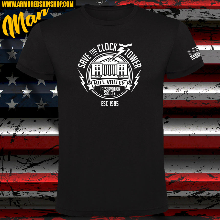 CAMISETA BACK TO THE FUTURE SAVE THE CLOCK
