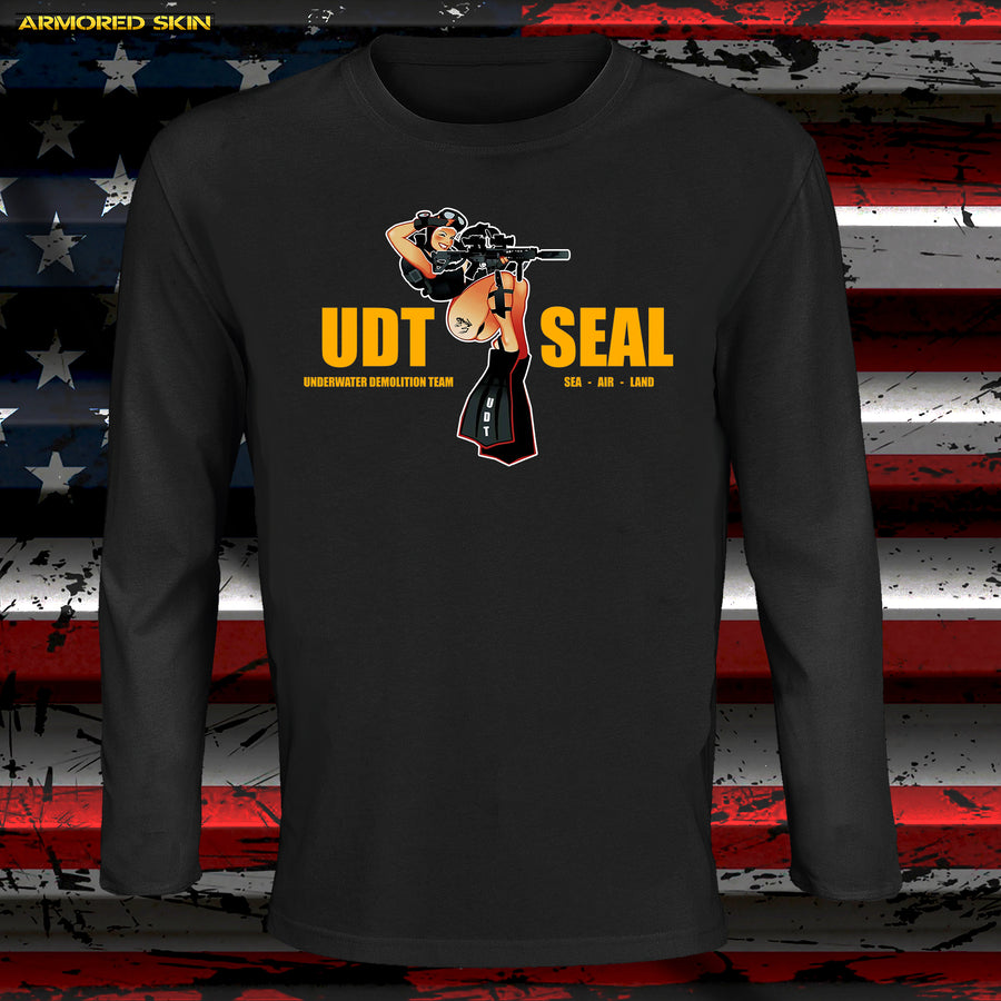 CAMISETA MANGA LARGA PIN UP UDT SEAL