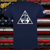 CAMISETA HARRY POTTER DEATHLY HALLOWS
