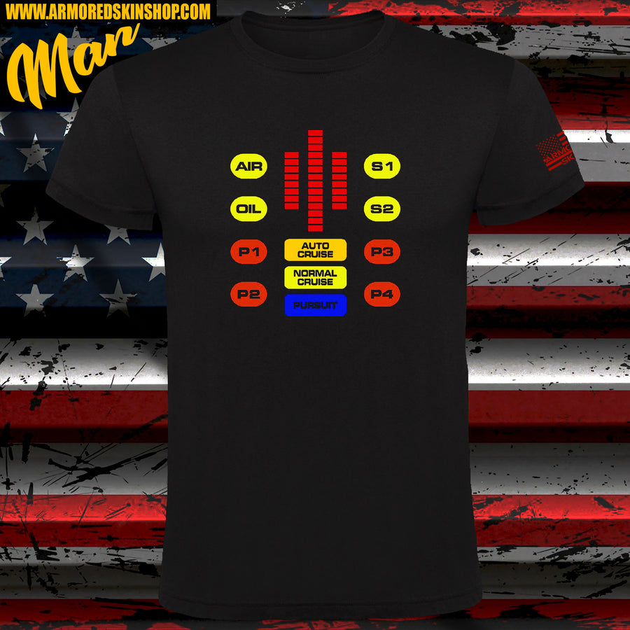 CAMISETA KNIGHT RIDER K.I.T.T DASHBOARD