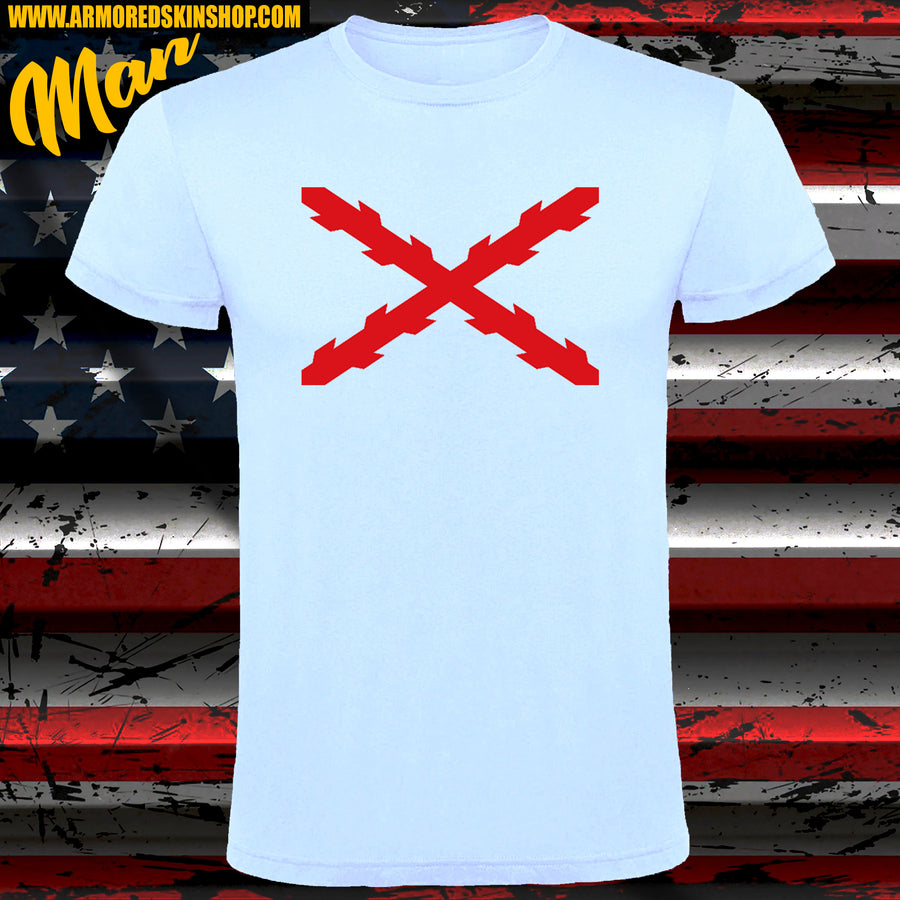 CAMISETA CRUZ BORGOÑA