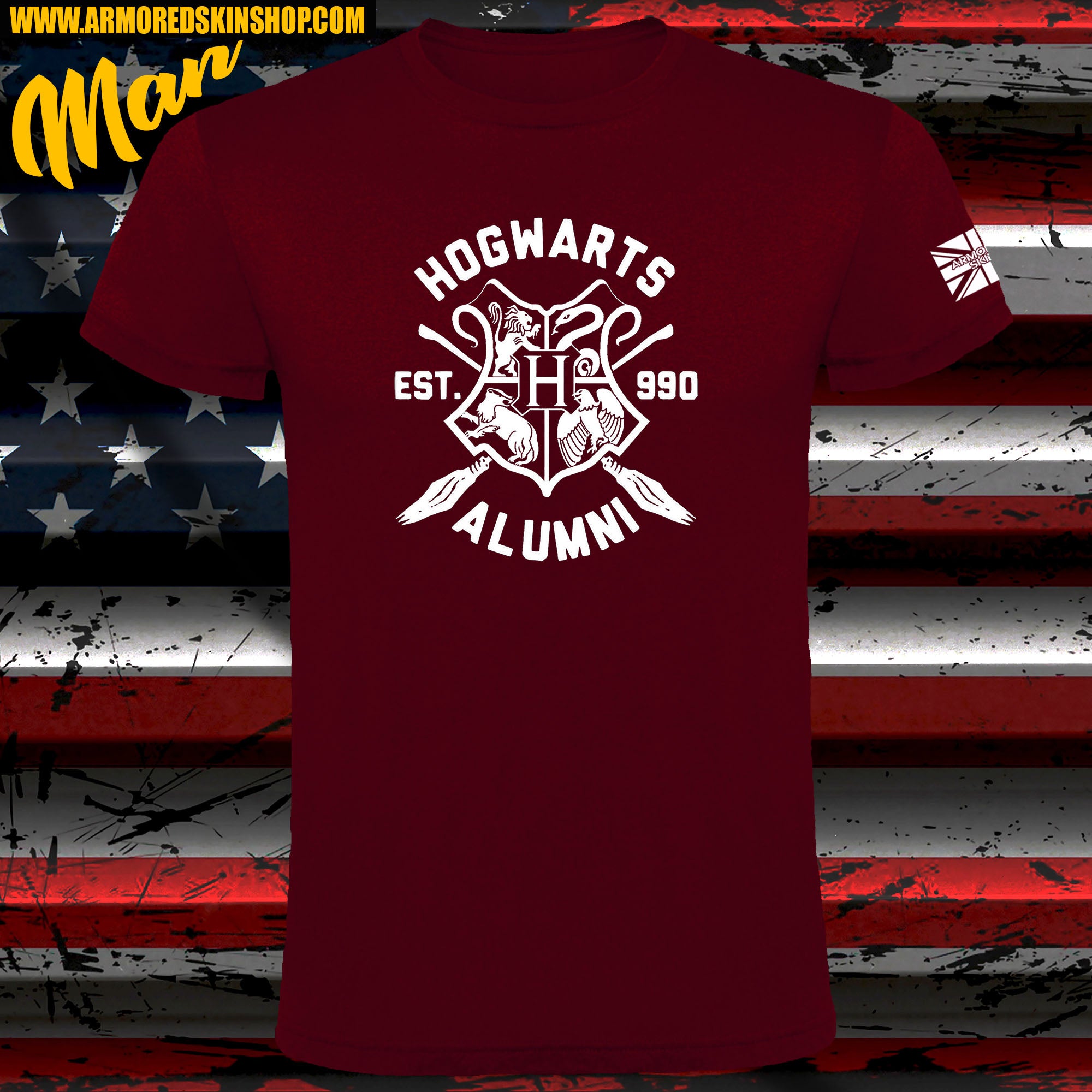 CAMISETA HARRY POTTER HOGWARTS ALUMNI