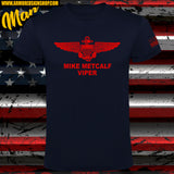 CAMISETA TOP GUN NAVAL AVIATOR MIKE METCALF "VIPER"