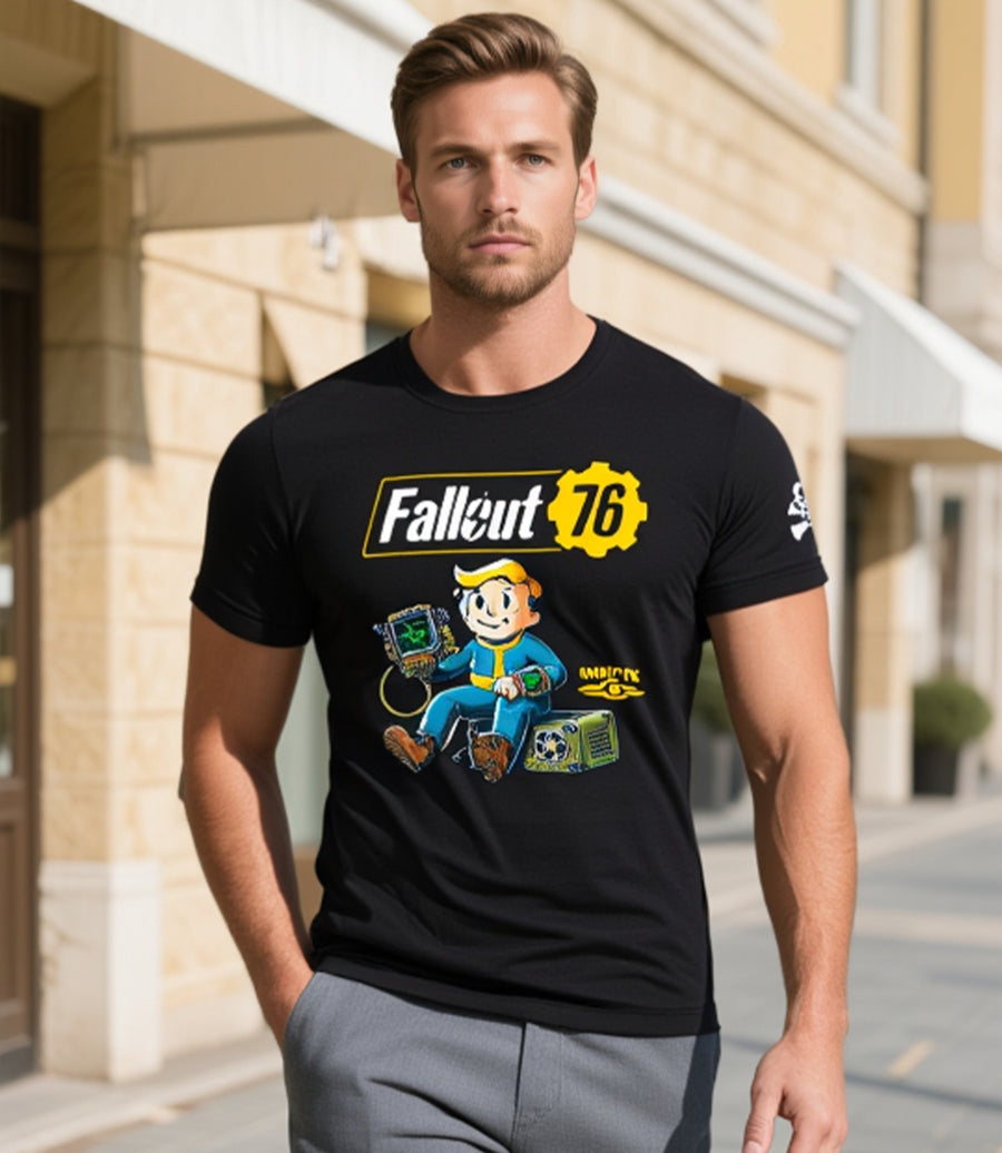 CAMISETA FALLOUT 76 VAULT TEC