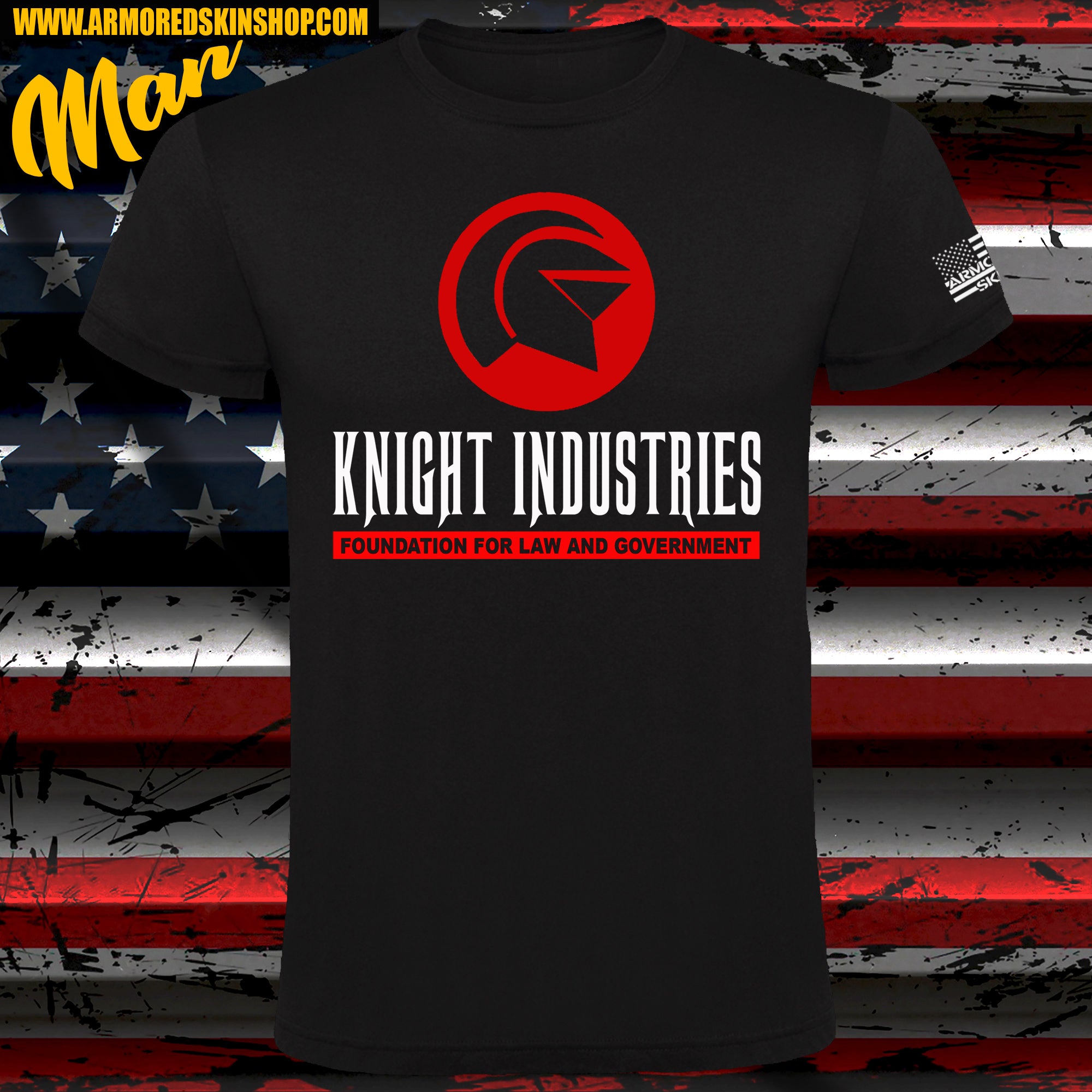 CAMISETA KNIGHT INDUSTRIES FOUNDATION