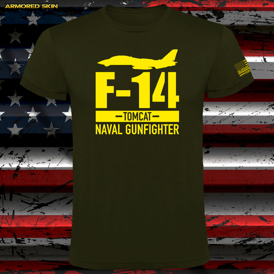 CAMISETA F-14 NAVAL GUNFIGHTER