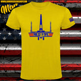 CAMISETA STAR WARS RED FIVE TOP GUN