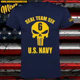CAMISETA SEAL TEAM 6 PUNISHER U.S. NAVY