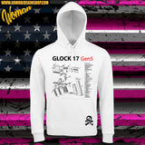 SUDADERA MUJER GLOCK 17 GEN 5 PARTS