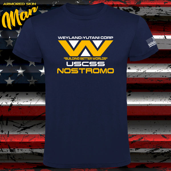 CAMISETA ALIEN WEYLAND USCSS NOSTROMO