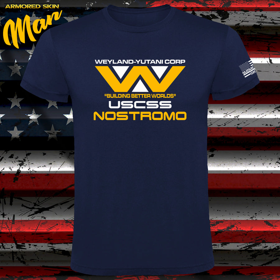 CAMISETA ALIEN WEYLAND USCSS NOSTROMO