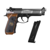 PISTOLA WE M92 S.T.A.R.S SPS FULL METAL NEGRO-PLATA
