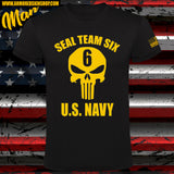 CAMISETA SEAL TEAM 6 PUNISHER U.S. NAVY