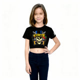 CAMISETA CROPPED NIÑA GUNS AND ROSES