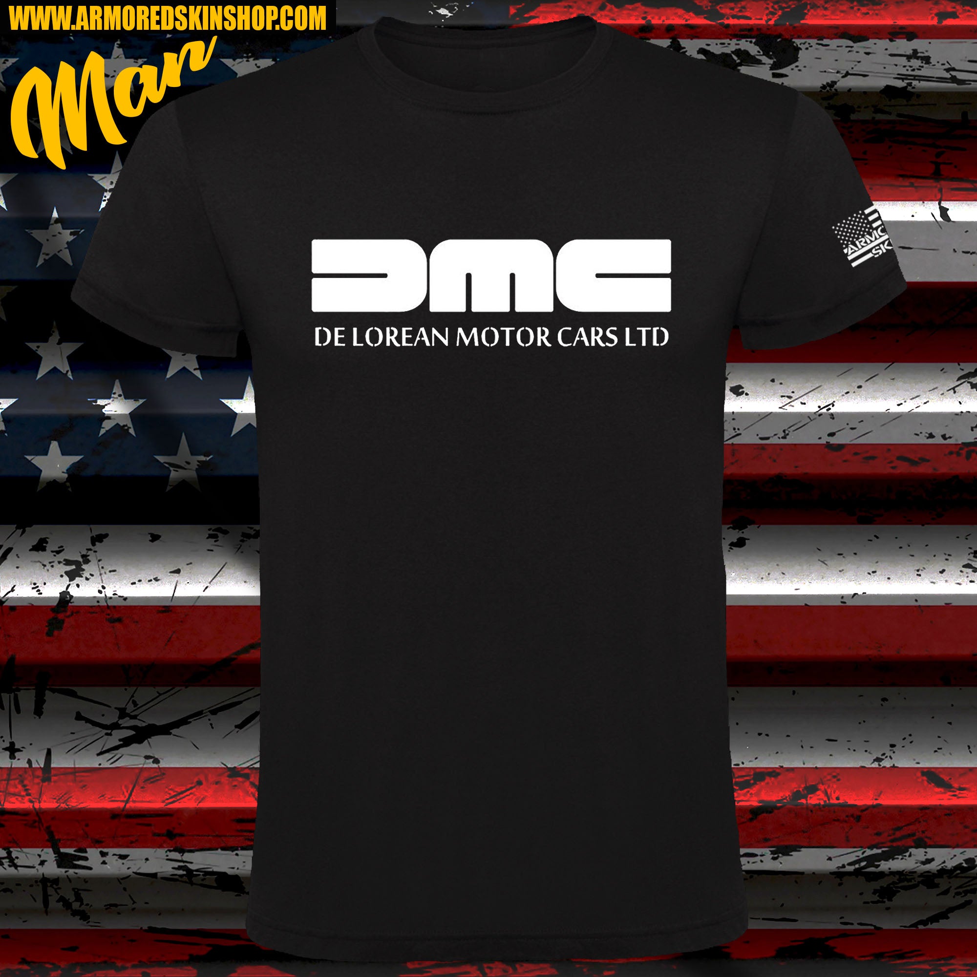 CAMISETA DELOREAN MOTOR CARS